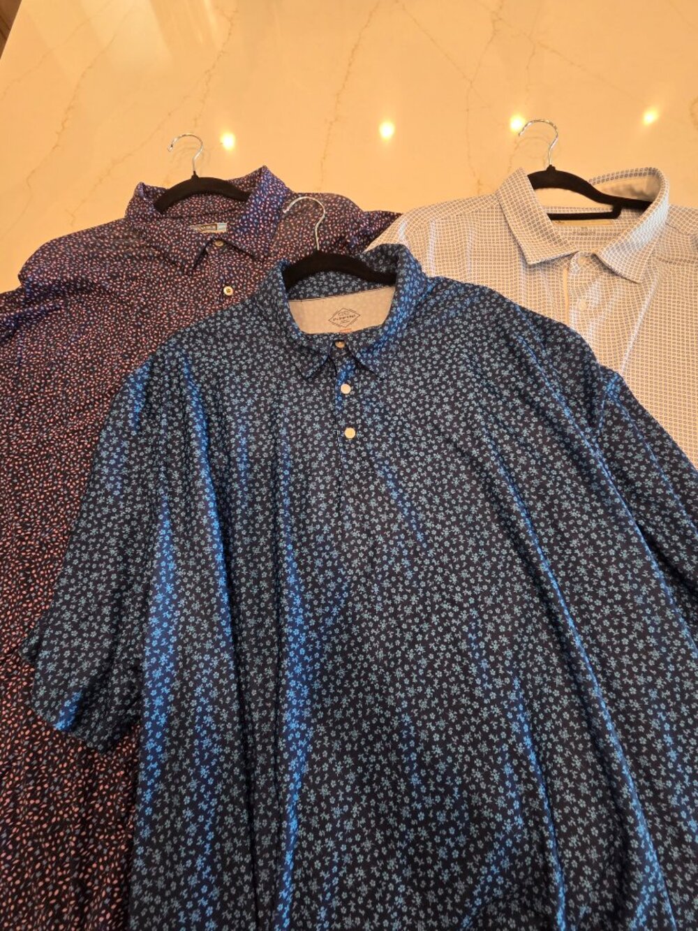 Golf Polo Lot in 3XL and 3XLT. Donald Ross, St. Johns Bay, Roundtree & Yourke.